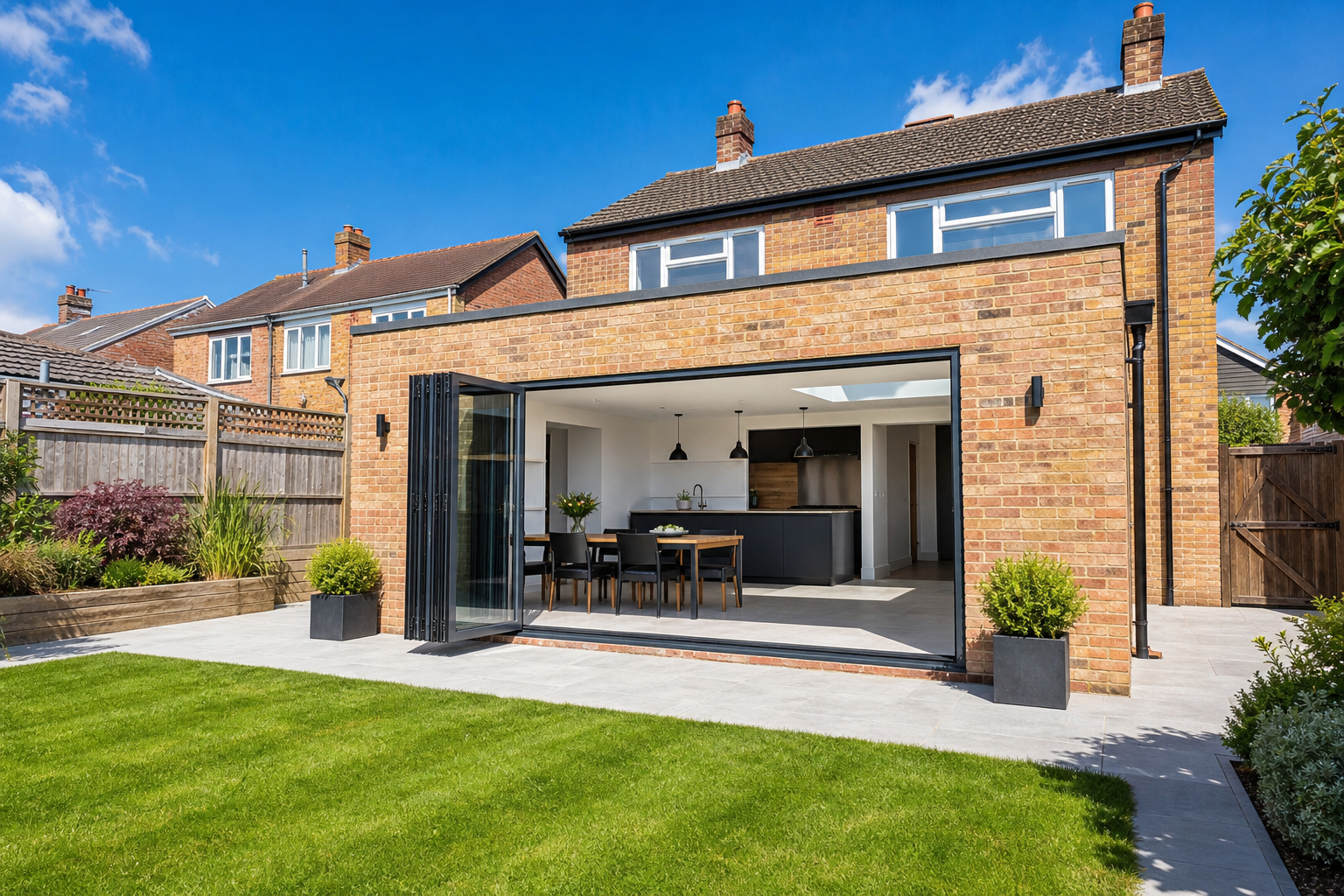 Residential extension work on site — the kind of project where clear drawings and evidence support a strong LDC or PD position