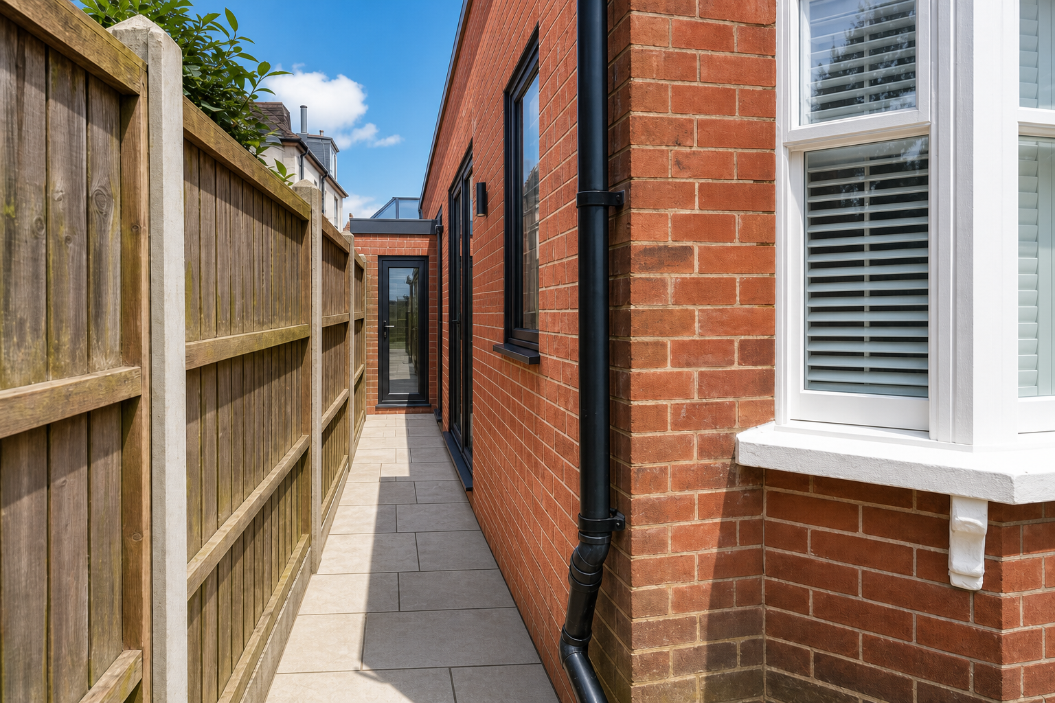 Side extension in Brentwood (Permitted Development) after