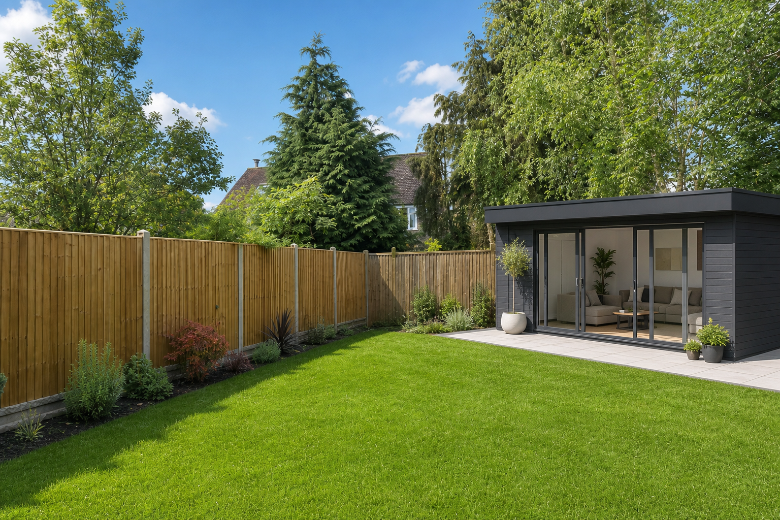 Garden room in Essex (Permitted Development) — after completion